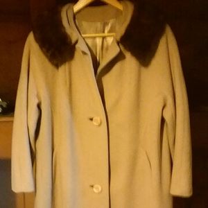 Camel Hair Mink Coat, circa 1950
